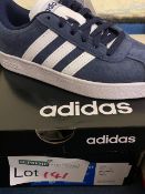 NEW & BOXED ADIDAS NAVY TRAINERS INFANT 12