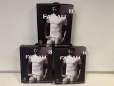 5 X BRAND NEW PACKS OF 2 FARAH CLASSIX WHITEB UNDER LAYER T SHIRTS SIZE 3XL (769/2)