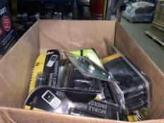 50 PIECE MIXED LOT INCLUDING TYRE SAFETY KITS, TOW ROPES, MOBILE PHONE EMERGENCY CHARGERS ETC (134/