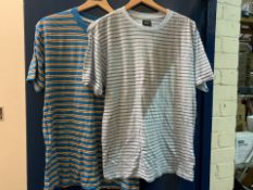 14 X VARIOUS BRAND NEW RVCA T SHIRTS IN VARIOUS STYLES AND SIZES RRP £30 EACH (720/2)