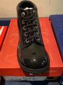 NEW AND BOXED KICKERS BLACK UK 2