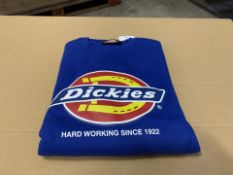 9 X BRAND NEW DICKIES ROYAL BLUE LONGTON SWEATSHIRTS SIZE SMALL RRP £50 EACH (1047/2)