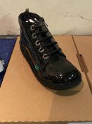 NEW AND BOXED KICKERS BLACK UK2