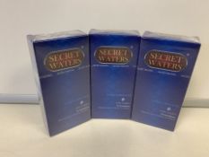 30 X BRAND NEW PACKS OF 12 SECRET WATERS EXTRA LUBRICATED EXTRA COMFORT NATURAL LATEX RUBBER CONDOMS