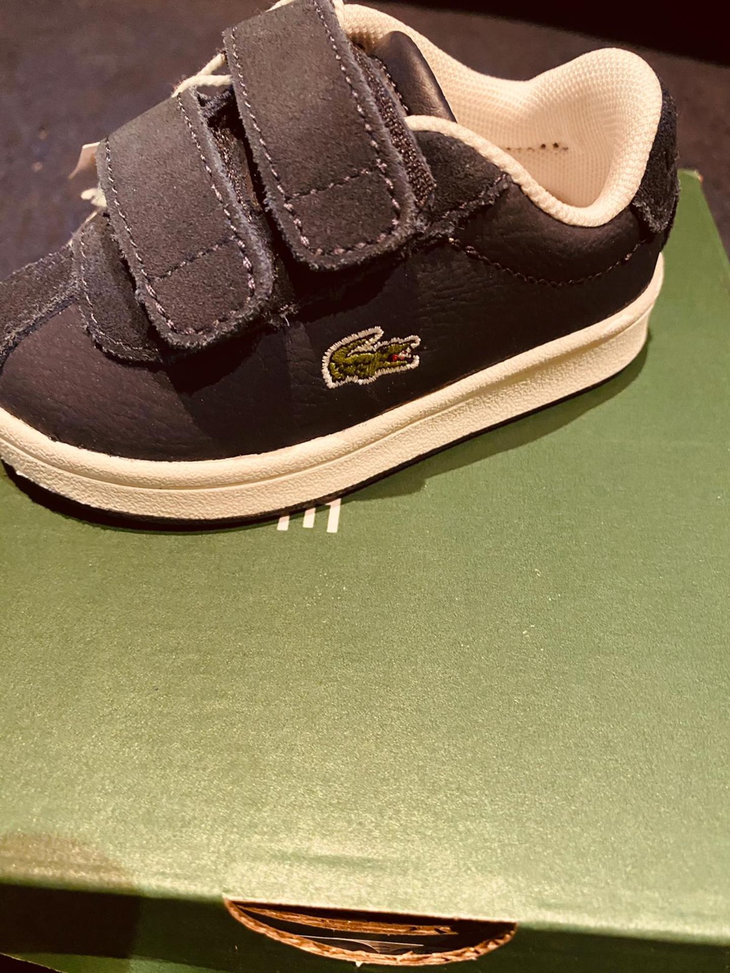 NEW & BOXED LACOSTE I-3 NAVY - Image 2 of 2
