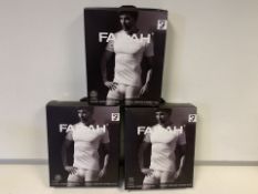 5 X BRAND NEW PACKS OF 2 FARAH CLASSIX WHITEB UNDER LAYER T SHIRTS SIZE 3XL (768/2)