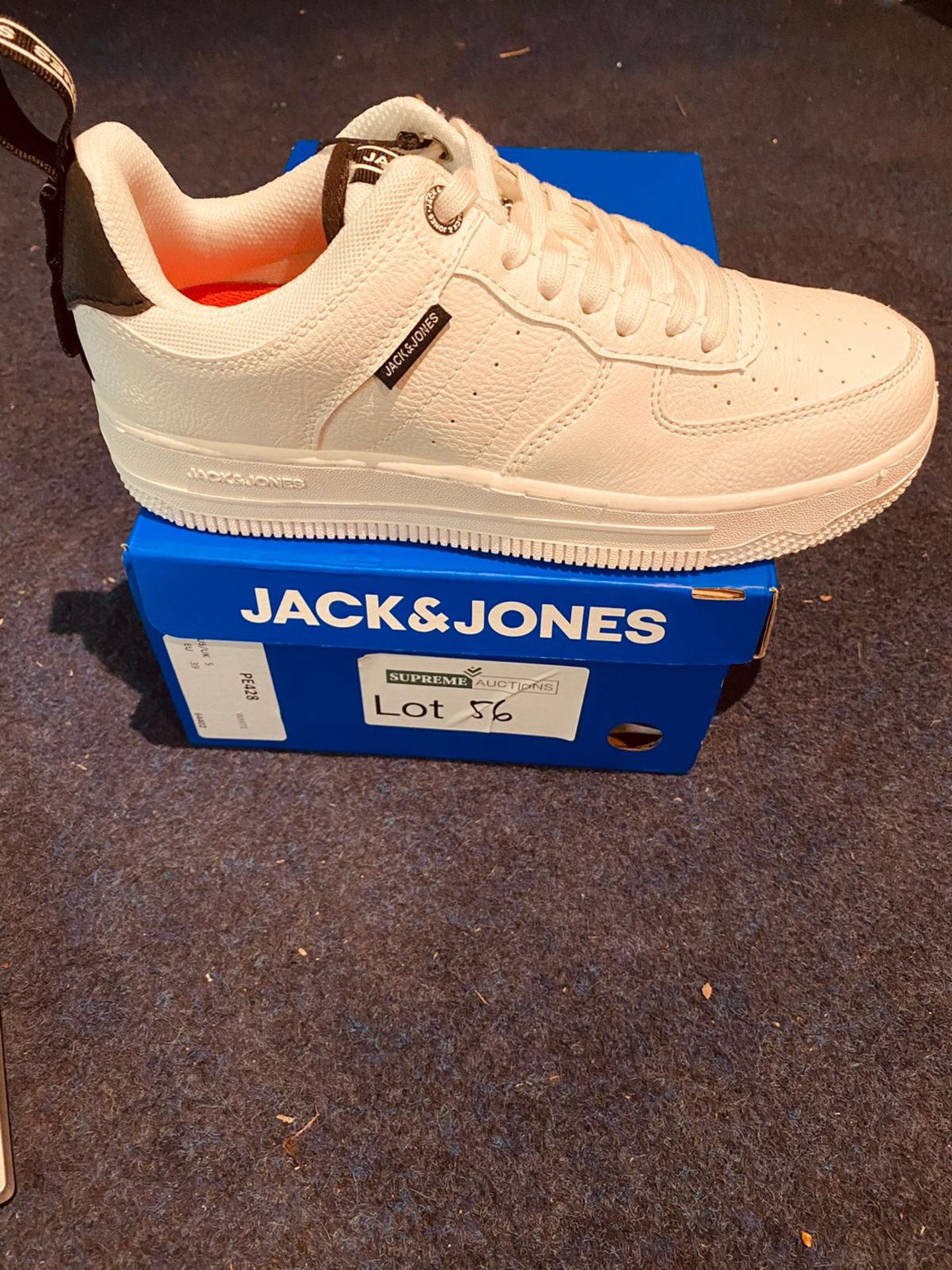 NEW AND BOXED JACK &JONES WHITE UK5