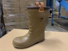 3 X BRAND NEW DICKIES GROUND WATER BROWN BOOTS SIZE 6 RRP £40 EACH (1062/2)
