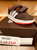 NEW & BOXED ADIDAS VELCROW TRAINERS INFANT 5