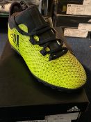 NEW & BOXED ADIDAS X TANGO YELLOW FOOTBALL BOOT SIZE JUNIOR 1