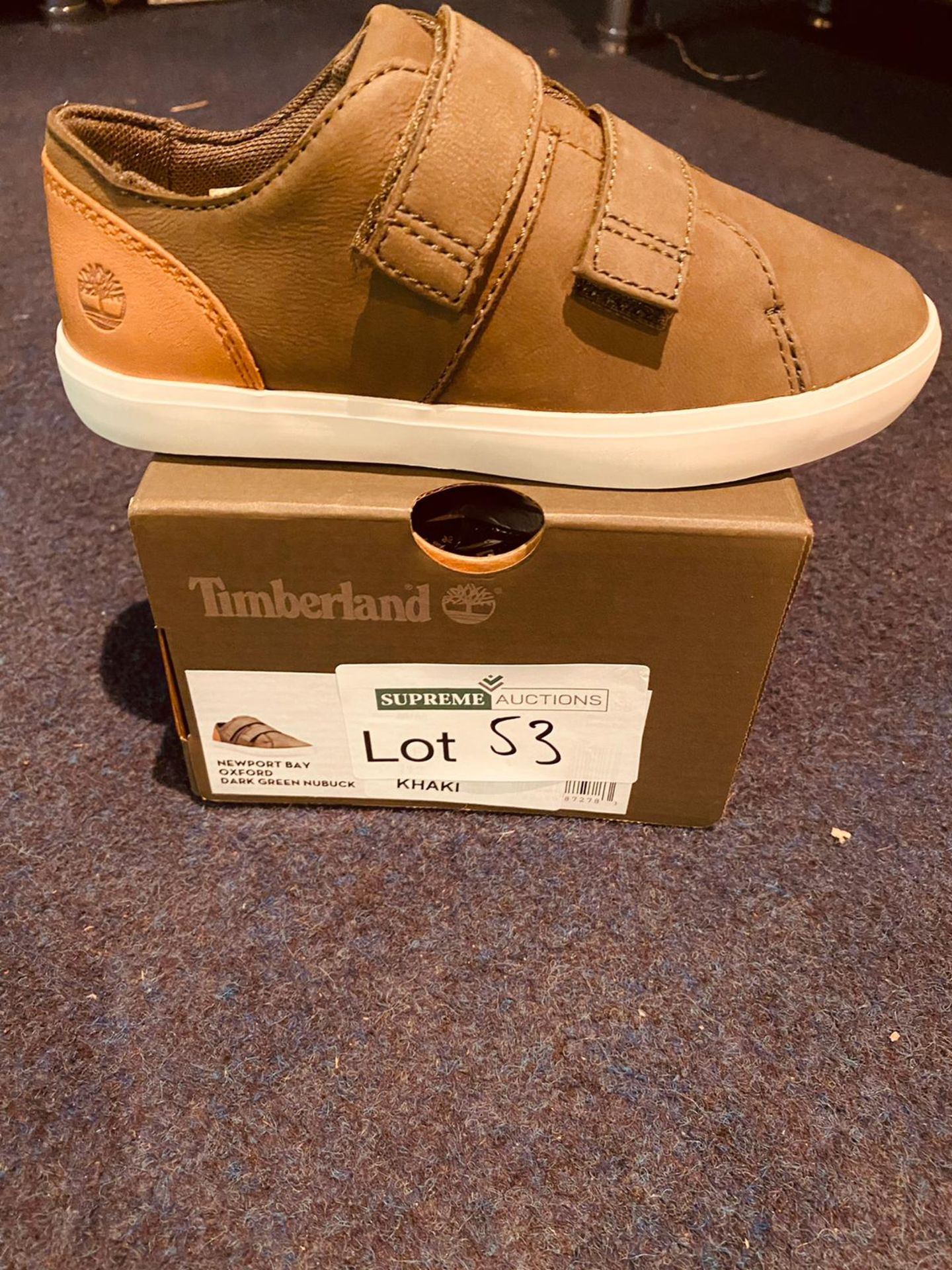 NEW AND BOXED KHAKI TIMBERLAND UK 13