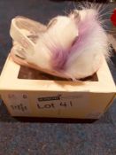 NEW AND BOXED PINK/PURPLE/WHITE UGG UNICORN SANDLES I-4