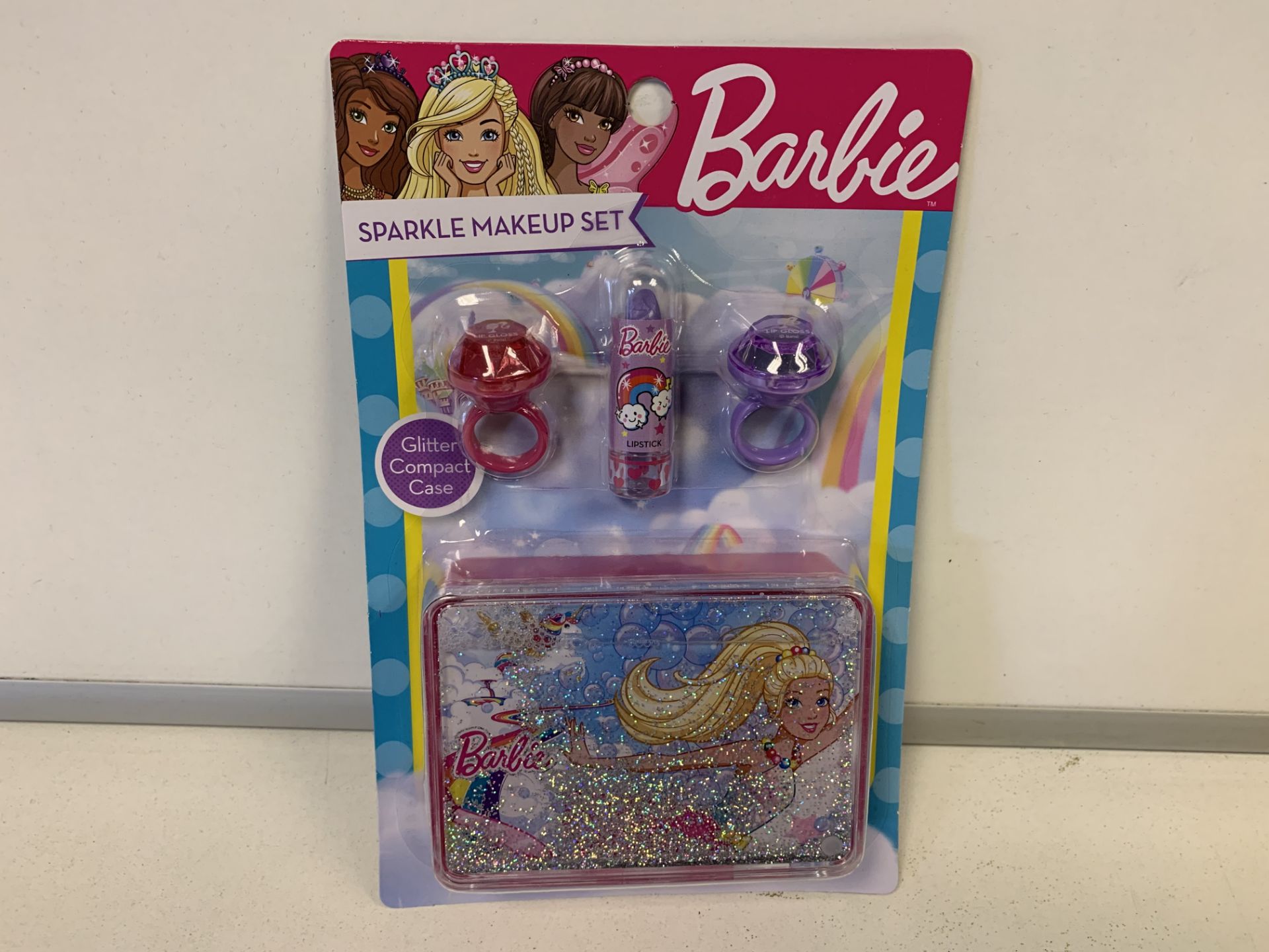 72 X BRAND NEW BOXED BARBIE SPARKLE MAKE UP SETS IN 6 BOXES