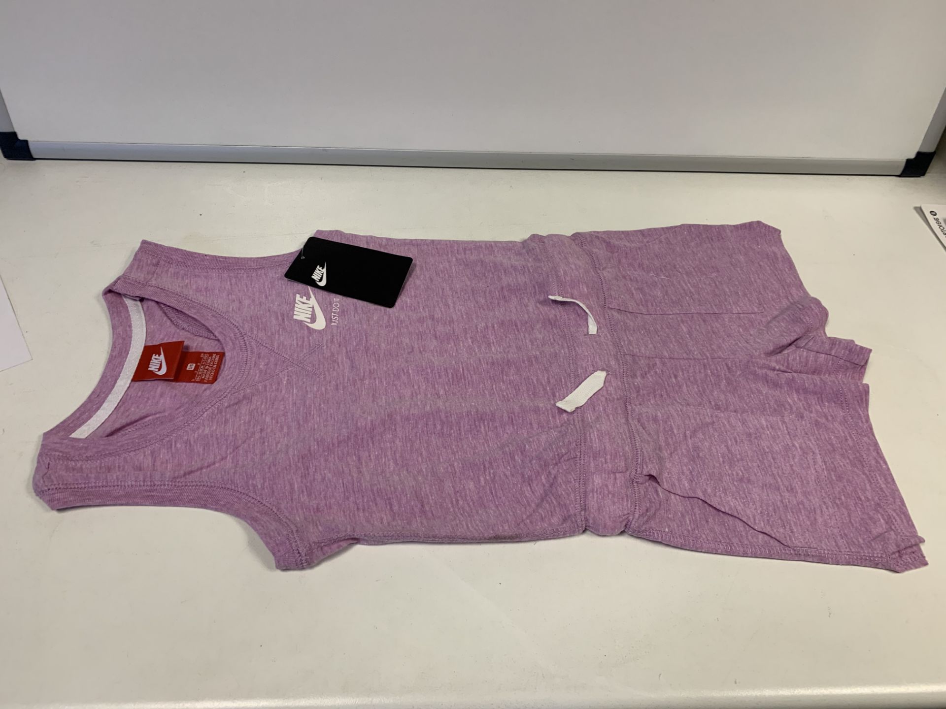 (NO VAT) 8 X BRAND NEW CHILDRENS NIKE ORCHID ROMPER DRESSES SIZE 4-5 YEARS