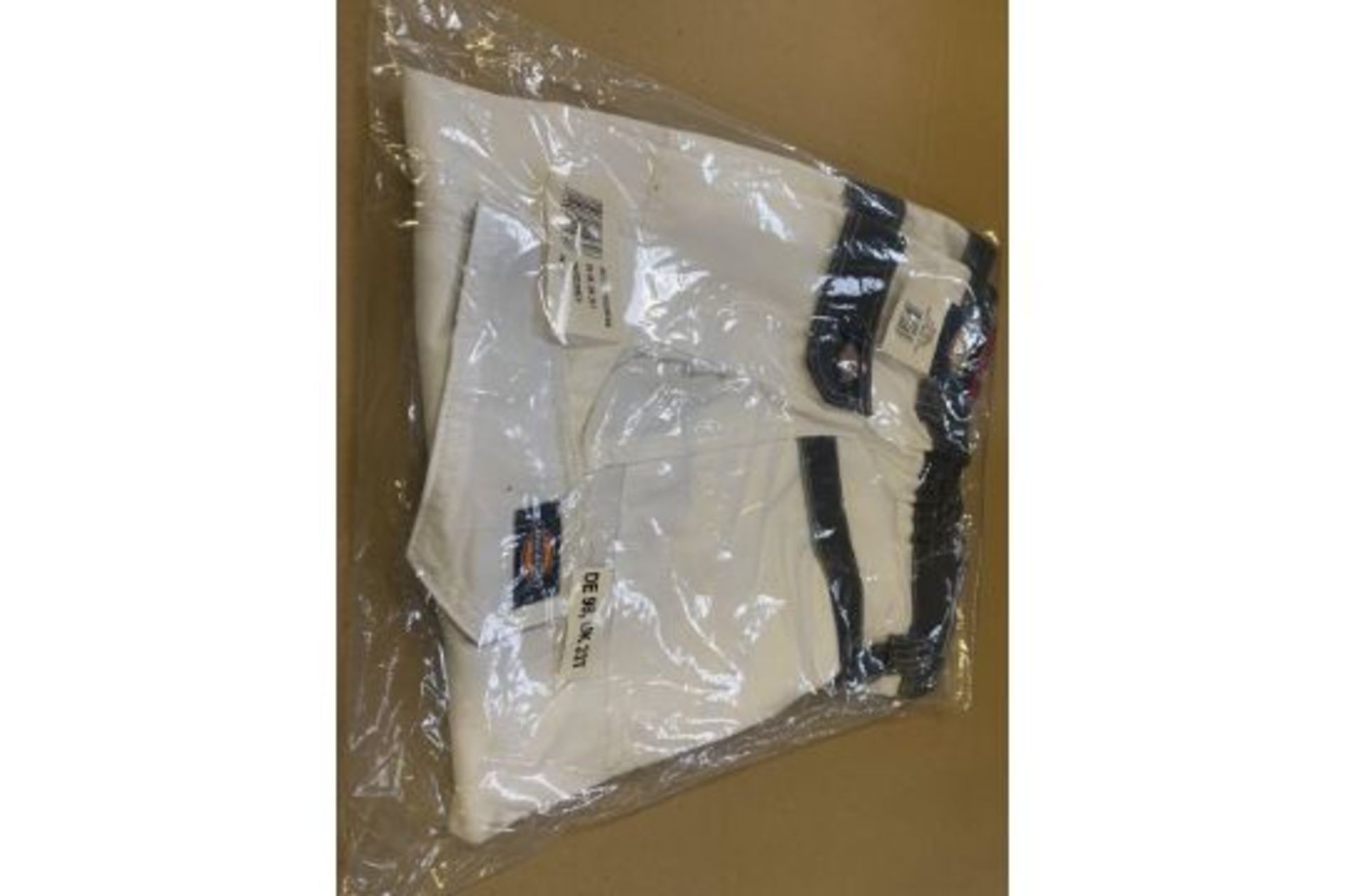 6 X BRAND NEW DICKIES GREY/WHITE IND260 WORK TROUSERS SIZE 40R RRP £25 EACH