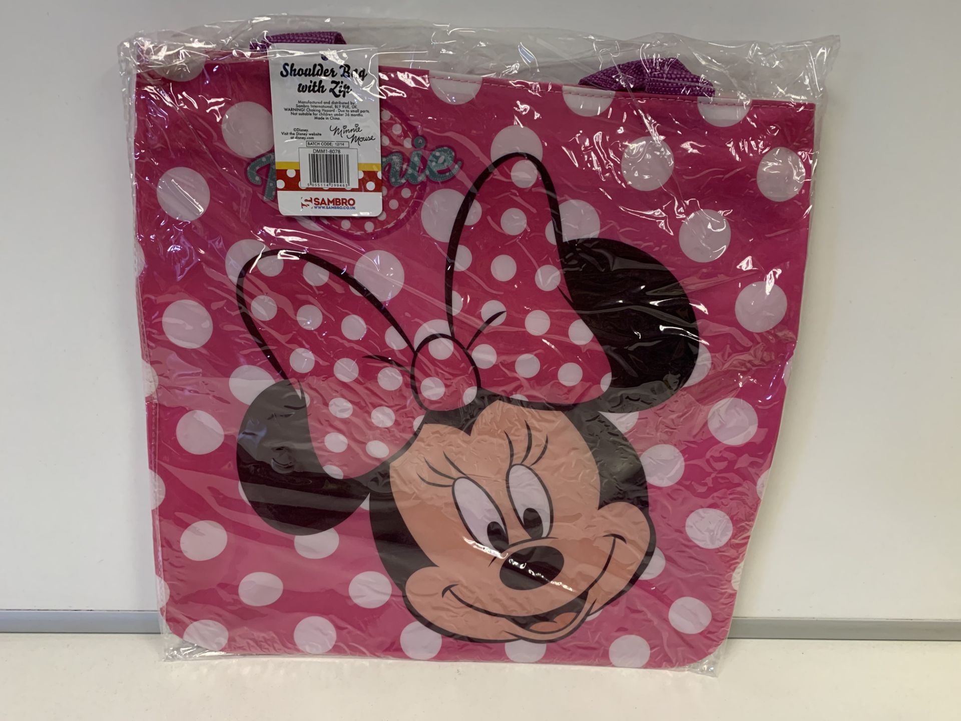 36 X DISNEY MINNIE MOUSE SHOULDER BAGS IN 3 BOXES