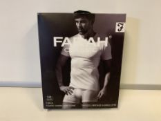 5 X BRAND NEW PACKS OF 2 FARAH CLASSIC T SHIRTS SIZE MEDIUM