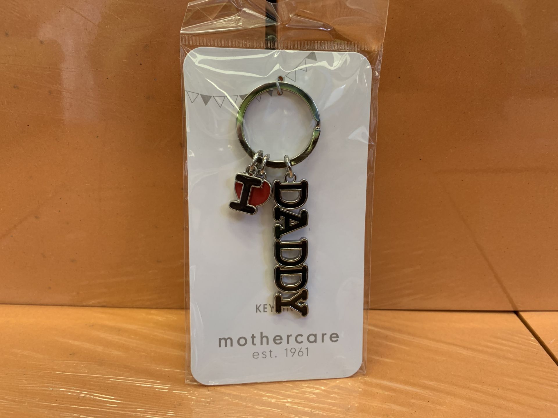 240 X BRAND NEW I LOVE DADDY KEYRINGS