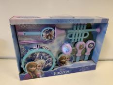 12 X BRAND NEW DISNEY FROZEN MUSIC SETS INCLUDING DRUMS, TRUMPET, TAMBOURINE ETC