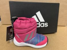 (NO VAT) 3 X BRAND NEW ADIDAS RAPIDA PINK SNOW BOOTS SIZE i8