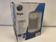 4 X BLYSS LONIL 1200 W / 2000 W CERAMIC FAN HEATER