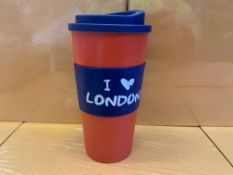 24 X BRAND NEW I LOVE LONDON HOT DRINK CUPS
