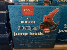 10 X BRAND NEW BLUECOL 200AMP INTELLIGENT JUMP LEADS