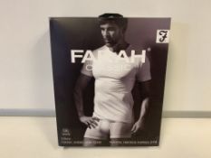 5 X BRAND NEW PACKS OF 2 FARAH CLASSIC T SHIRTS SIZE MEDIUM