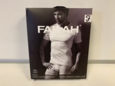 5 X BRAND NEW PACKS OF 2 FARAH CLASSIC T SHIRTS SIZE 3XL