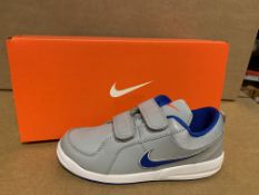 (NO VAT) 3 X BRAND NEW NIKE PICO 4 GREY TRAINERS SIZE J1