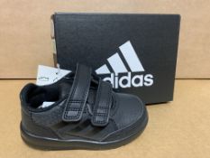 (NO VAT) 5 X BRAND NEW ADIDAS ALTA SPORT BLACK TRAINERS SIZE i6