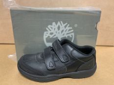 (NO VAT) 3 X BRAND NEW TIMBERLANDS BLACK TRAINERS SIZE 0.5