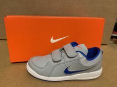 (NO VAT) 3 X BRAND NEW NIKE PICO 4 GREY TRAINERS SIZE J1