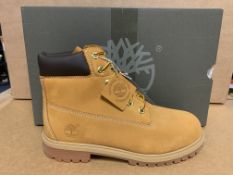 (NO VAT) 3 X BRAND NEW TIMBERLAND WHEAT YELLOW BOOTS SIZE UK 6