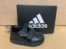 (NO VAT) 4 X BRAND NEW ADIDAS ALTA SPORT BLACK TRAINERS SIZE i5