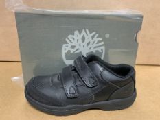 (NO VAT) 3 X BRAND NEW TIMBERLANDS BLACK TRAINERS SIZE 0.5