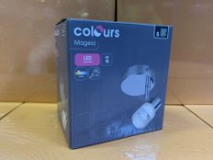 24 X BRAND NEW COLOURS MAGEIA LED SPOTLIGHTS IN 2 BOXES