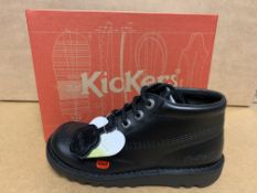 (NO VAT) 3 X BRAND NEW KICKERS KICK HI J CORE SHOES SIZE J2