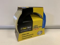 192 X ROLLS OF TOOL TECH ADHESIVE TAPE IN 2 BOXES