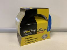 192 X ROLLS OF TOOL TECH ADHESIVE TAPE IN 2 BOXES