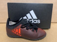 (NO VAT) 3 X BRAND NEW ADIDAS X TANGO ORANGE FOOTBALL TRAINERS SIZE i13