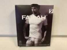 5 X BRAND NEW PACKS OF 2 FARAH CLASSIC T SHIRTS SIZE 5XL