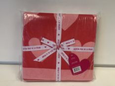 8 X BRAND NEW AGATHA RUIZ DE LA PRADA CORAZON FUCSIA ROSA THROW 130 X 170CM RRP £60 EACH