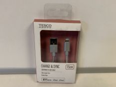 120 X CHARGE AND SYNC LIGHTNING TO USB CABLES IN 3 BOXES
