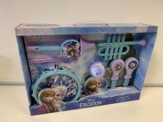 12 X BRAND NEW DISNEY FROZEN MUSIC SETS INCLUDING DRUMS, TRUMPET, TAMBOURINE ETC