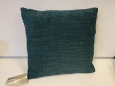 10 X DARK GREEN CUSHIONS SIZE 45 X 45