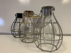 24 X SOLAR GARDEN LANTERNS IN 2 BOXES