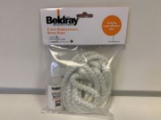 24 X BELDRAY 9MM REPLACEMENT STOVE ROPE IN 4 BOXES