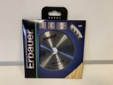 12 X ERBAUER TCT SAW BLADES SIZE 165MM