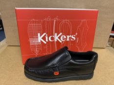 (NO VAT) 5 X BRAND NEW KICKERS FRAGMA SLIP ON SHOES SIZE J6